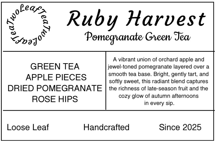 Ruby Harvest Green Tea