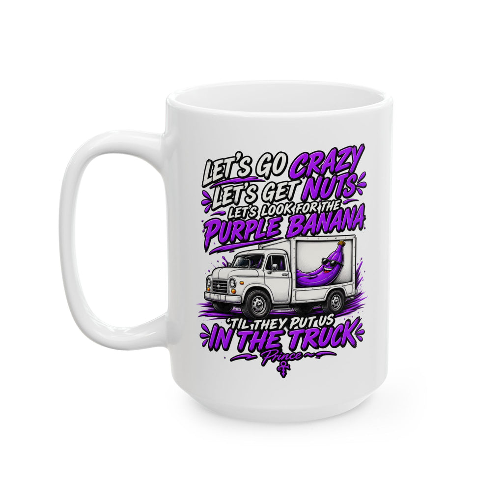 Cannabis Vibes Ceramic Mug — "Let’s Get Krazy, Let’s Puff" 15oz