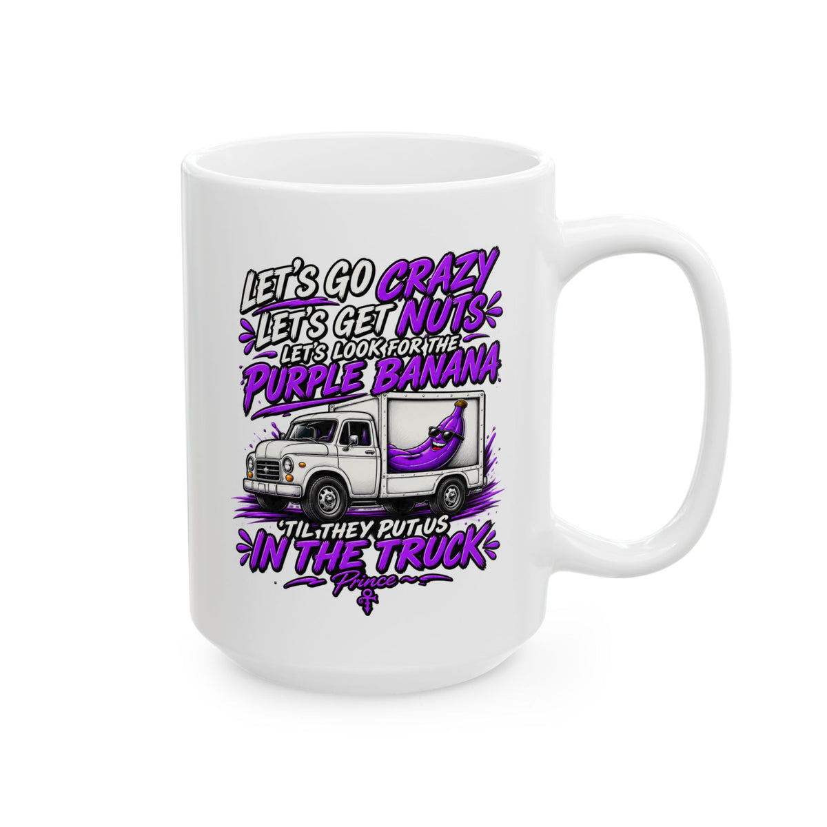 Cannabis Vibes Ceramic Mug — "Let’s Get Krazy, Let’s Puff" 15oz